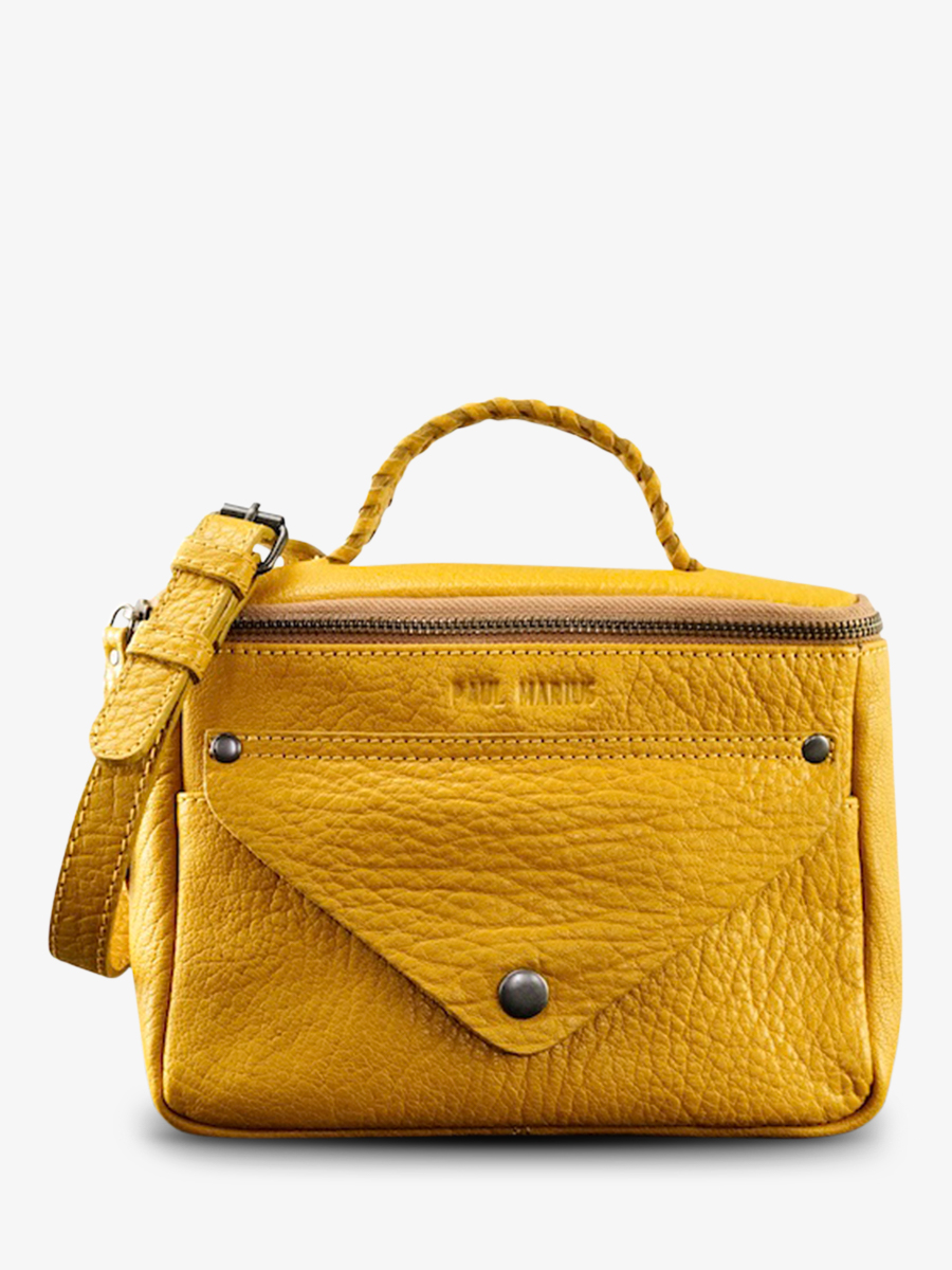 foto-vista-frontal-bolso-bandolera-cuero-mujer-amarillo-legavroche-reedition-safran-paul-marius-w26-y