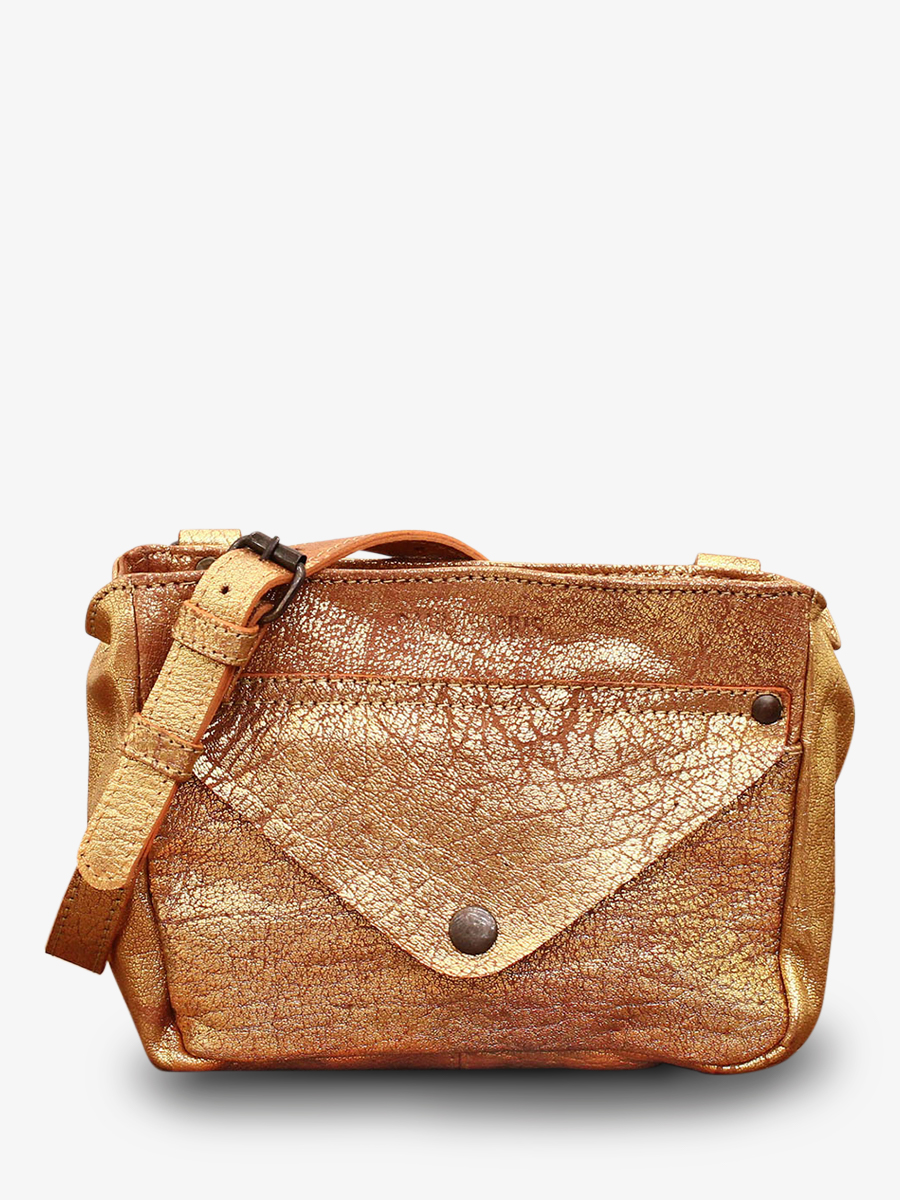 foto-vista-frontal-bolso-bandolera-cuero-mujer-dorado-legavroche-dorado-paul-marius-w06-gd