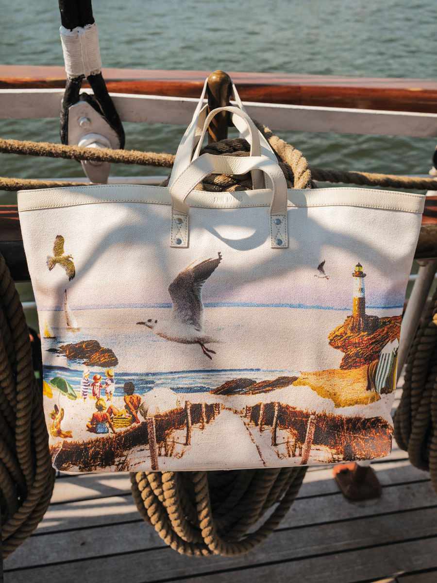 foto-vista-bolso-bolso-de-mano-cuero-estampado-playa-dune-côte-ouest-plage-paul-marius-m25-cnv-beach