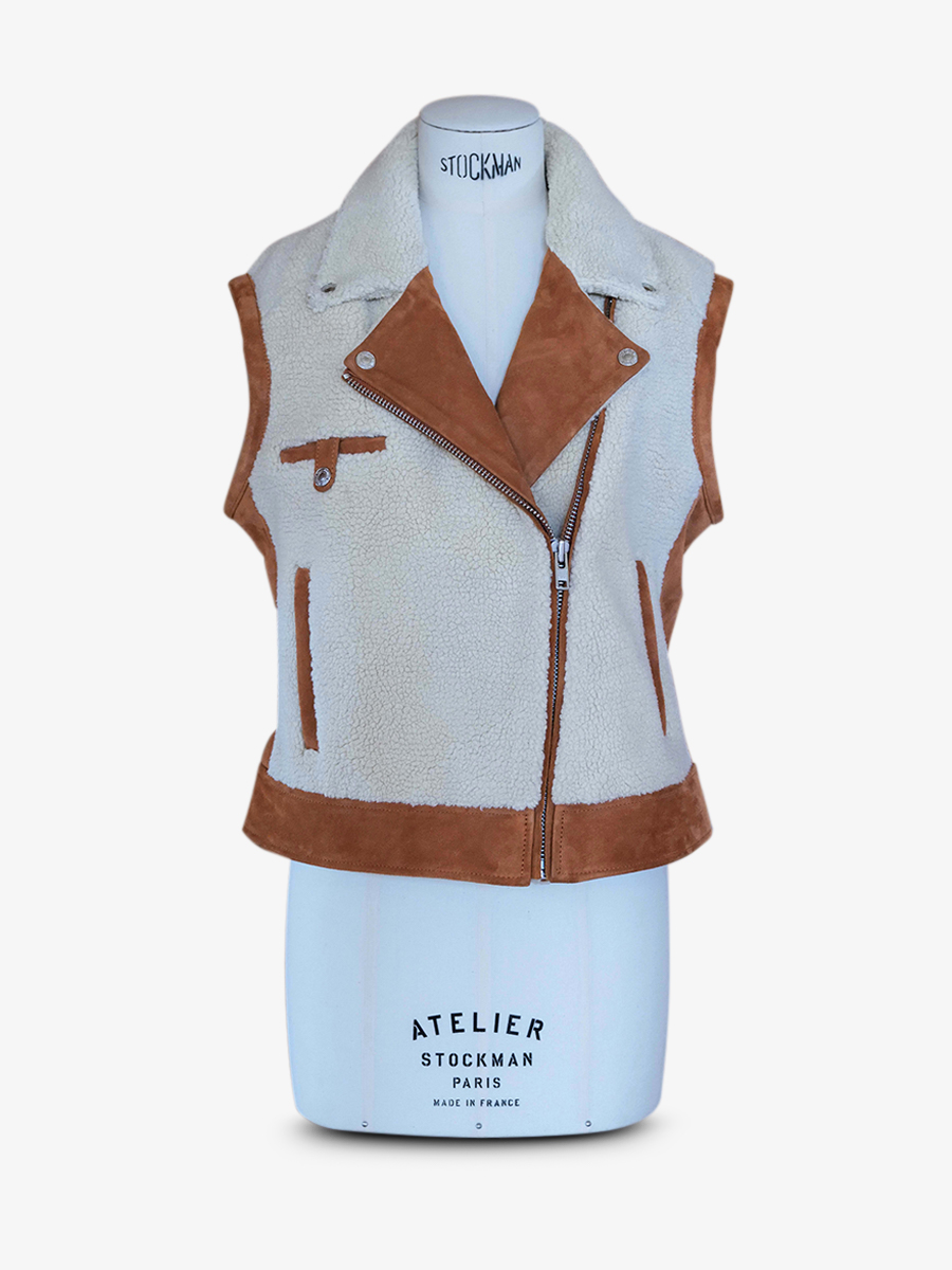 foto-vista-lateral-perfec-cuero-mujer-marron-leperfectosans-manches-naturel-paul-marius-wpj-sm-sh-w-l-s36