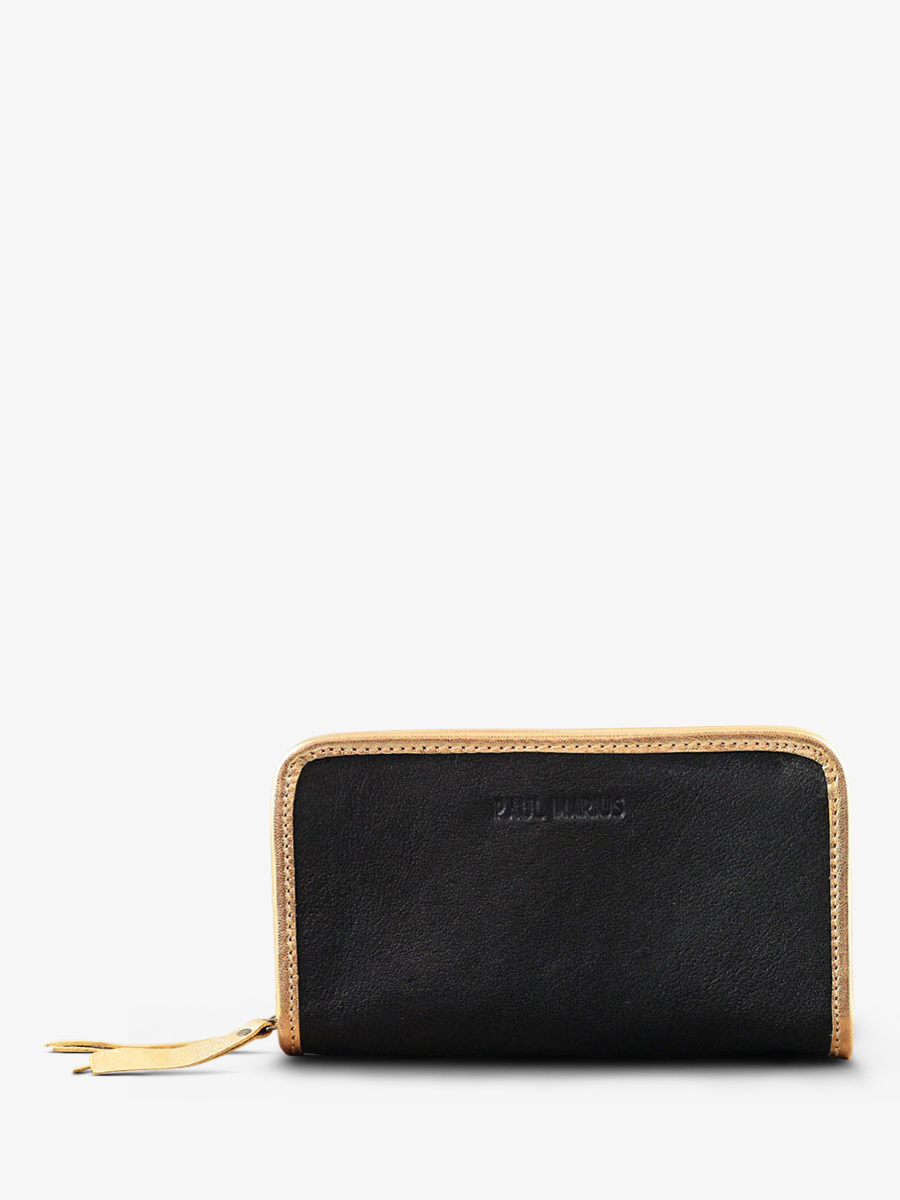 foto-vista-frontal-cartera-cuero-mujer-negro-dorado-moncompagnon-negro-dorado-paul-marius-lw-b-g