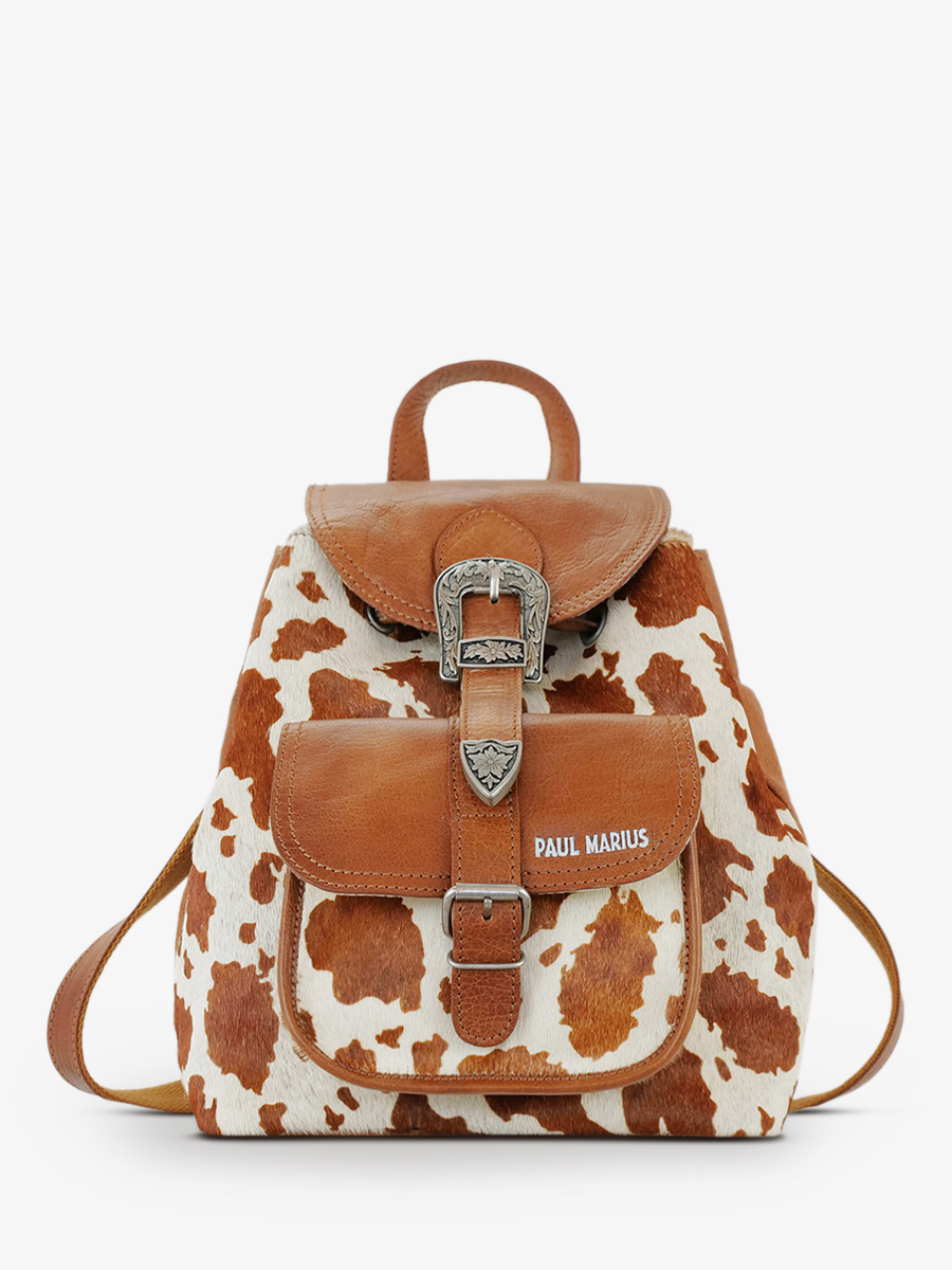 foto-vista-frontal-mochila-cuero-mujer-lebaroudeur-rodeo-paul-marius-m40-ro