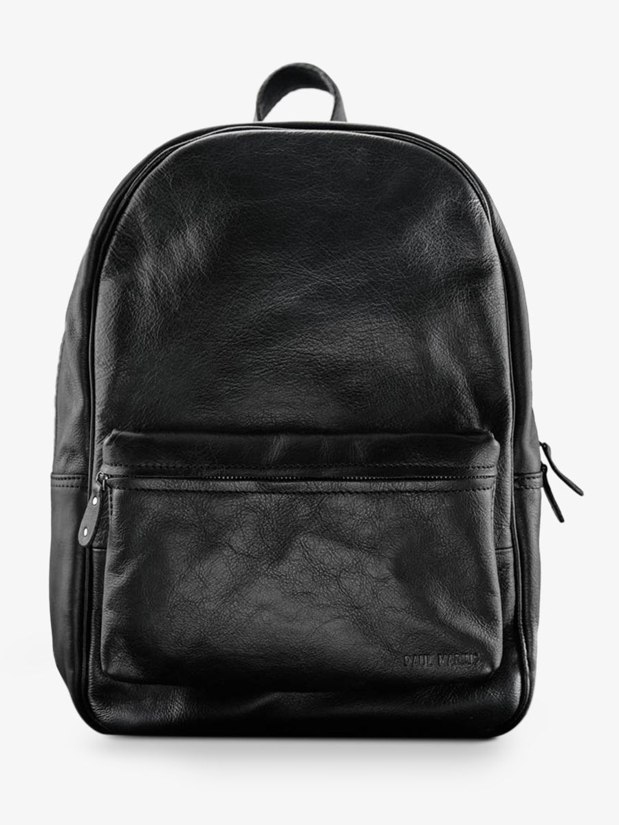foto-vista-lateral-mochila-de-cuero-negro-lemariol-negro-paul-marius-m200-b