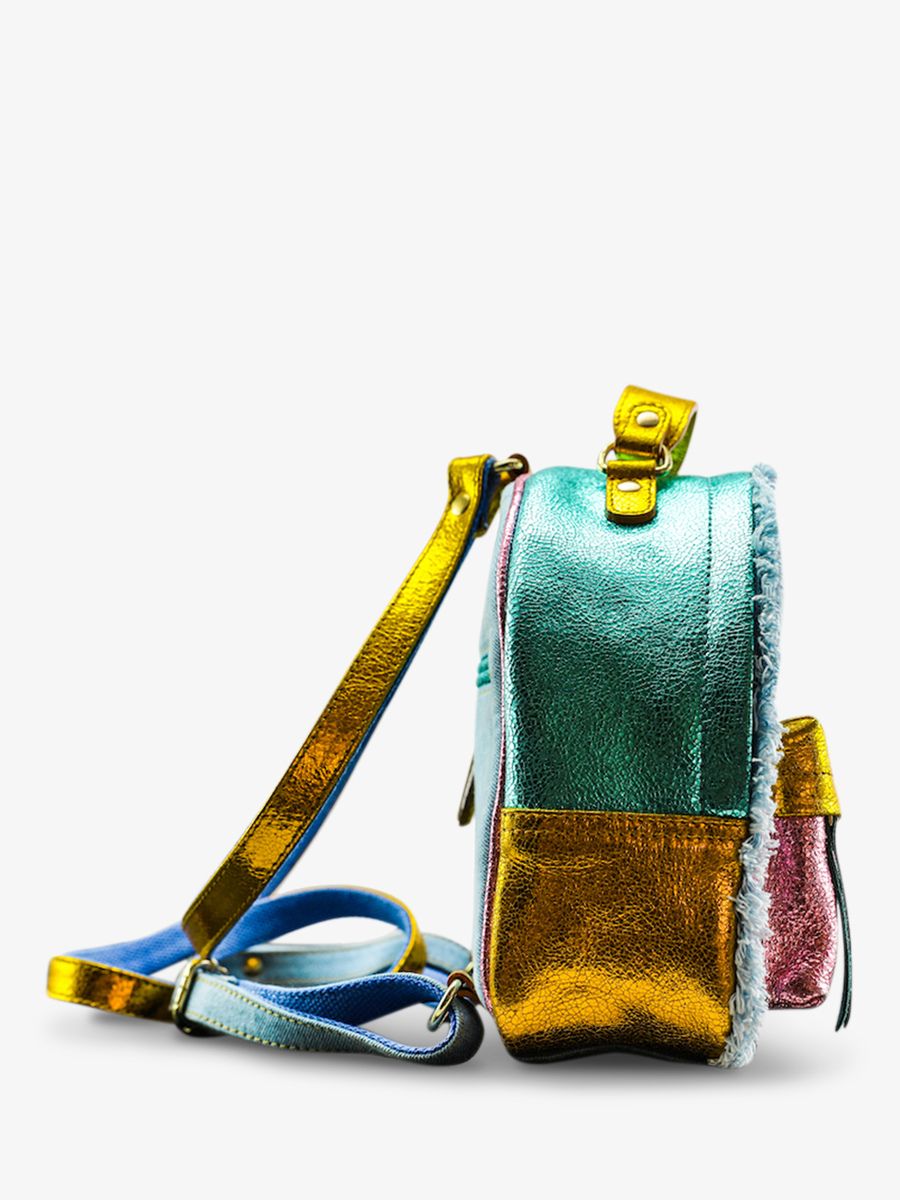 foto-vista-lateral-pequeña-mochila-de-cuero-para-mujer-lemini-intrepide-90s-paul-marius-m37s-denim