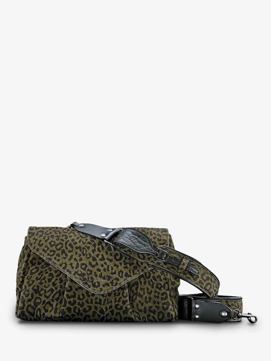 foto-vista-frontal-bolso-bandolera-cuero-paulmarius-kaki-suzon-m-leopardo-kaki-paul-marius-w25m-lp-k