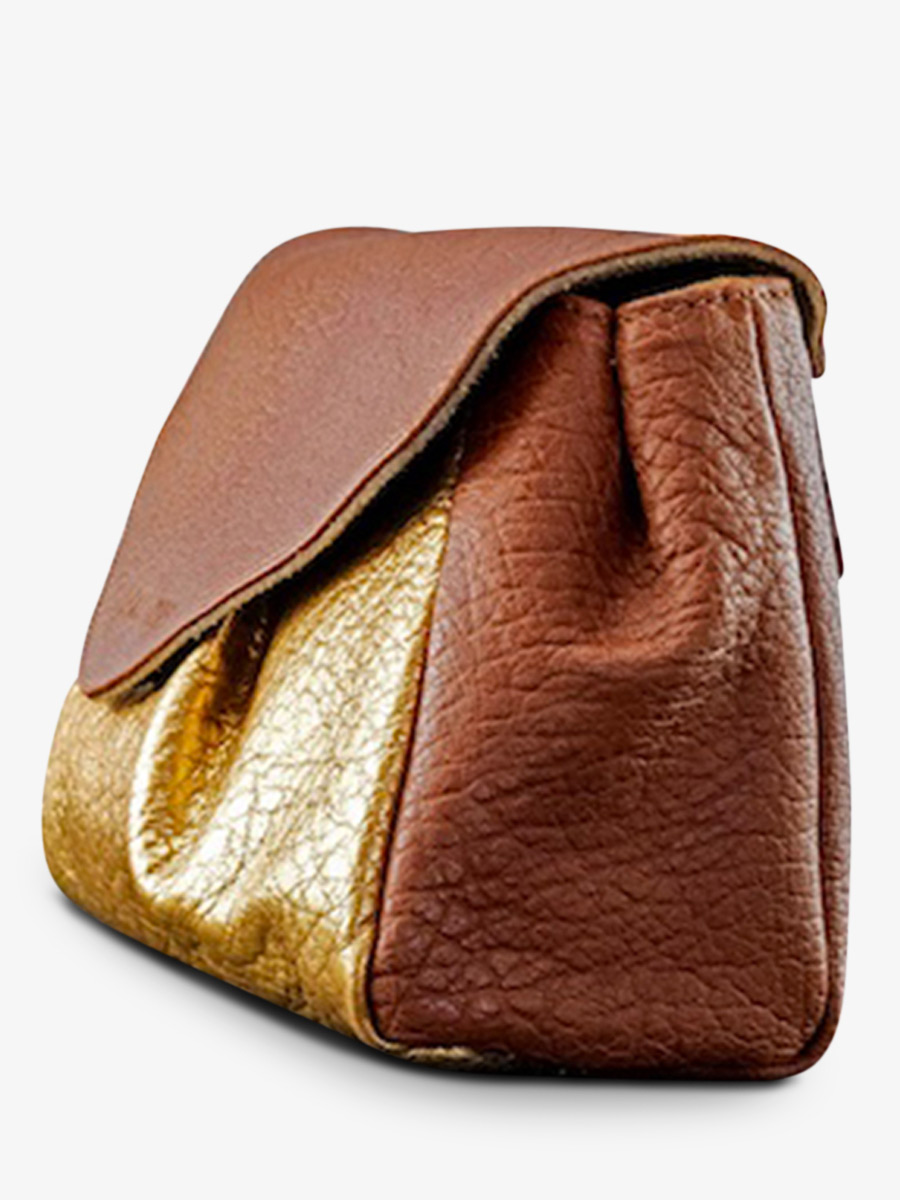 foto-vista-lateral-bolso-bandolera-cuero-paulmarius-marrón-dorado-suzon-m-natural-dorado-paul-marius-w25m-l-g