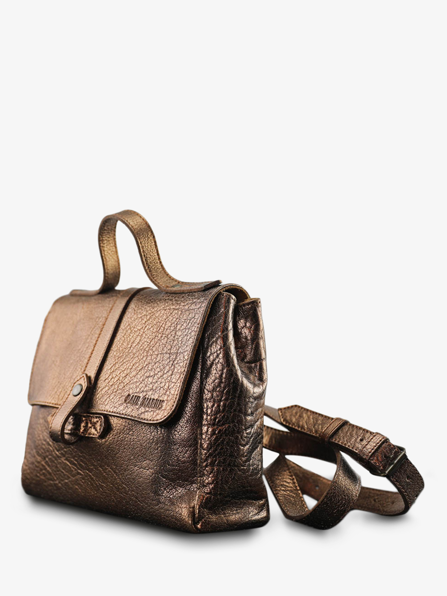 foto-vista-lateral-bolso-bandolera-cuero-mujer-cobre-lecorneille-cobre-paul-marius-w23-c