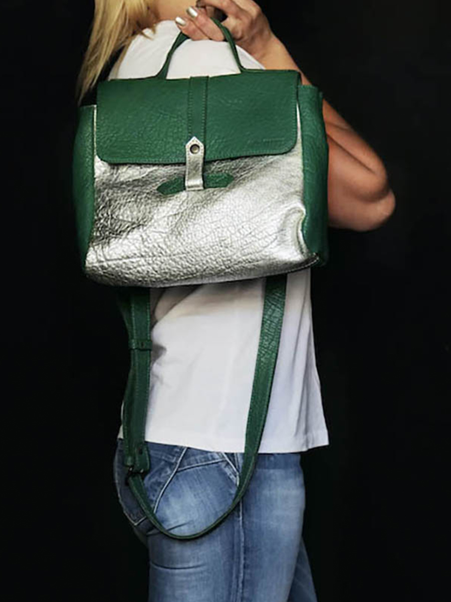 foto-bolso-bandolera-cuero-mujer-verde-plateado-lecorneille-verde-jungla-plateado-paul-marius-w23-gr-s