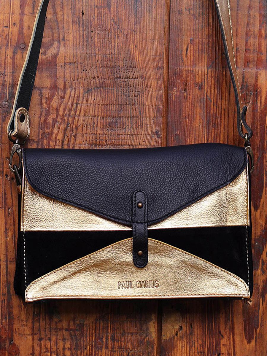 foto-vista-frontal-bolso-bandolera-cuero-mujer-negro-dorado-lepapillon-negro-dorado-paul-marius-w09-b-g