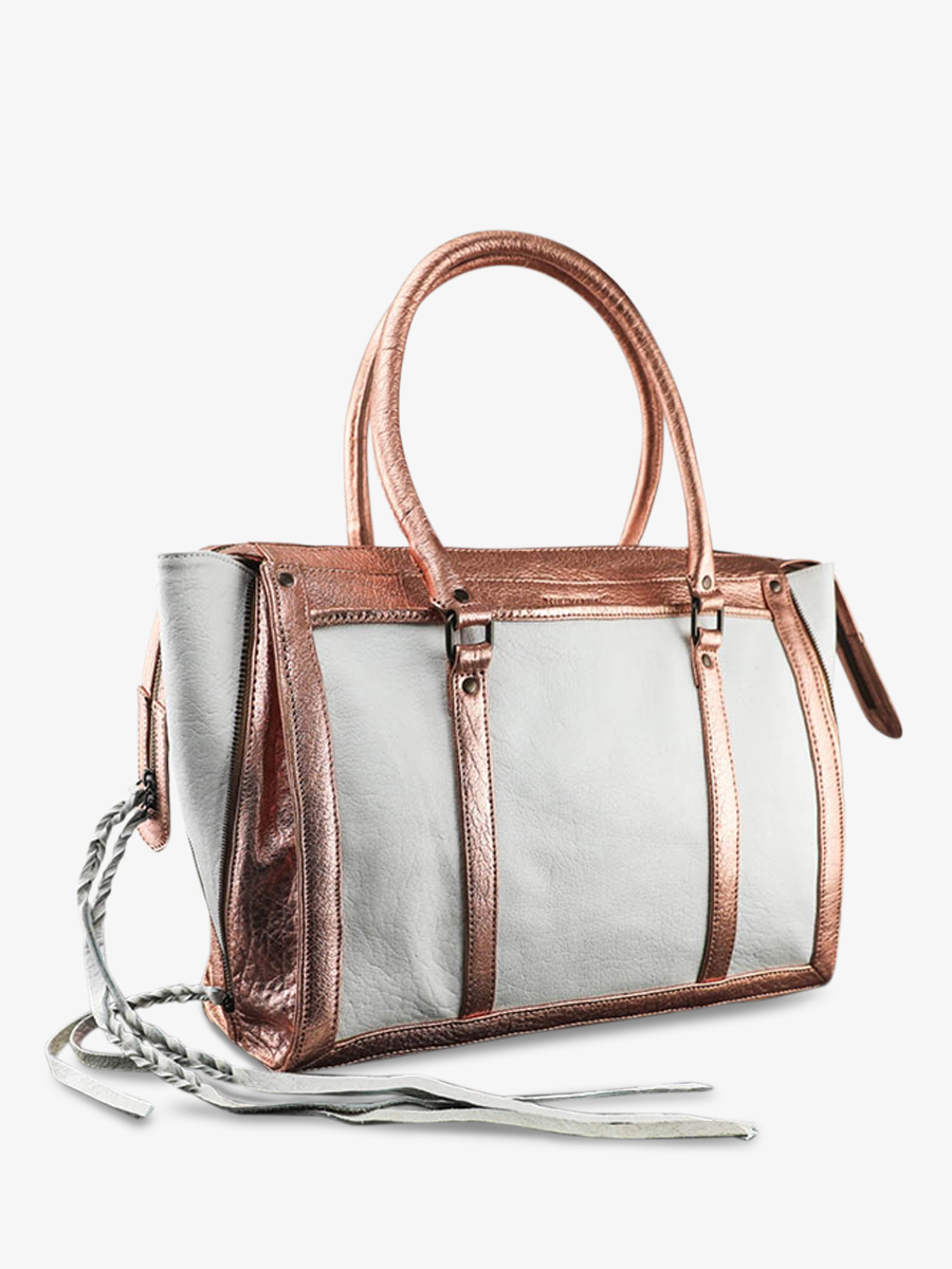 foto-vista-lateral-bolso-de-mano-de-cuero-para-mujer-rosa-dorado-blanco-lerive-droite-m-oro-rosa-blanco-paul-marius-w19m-g-pi-w
