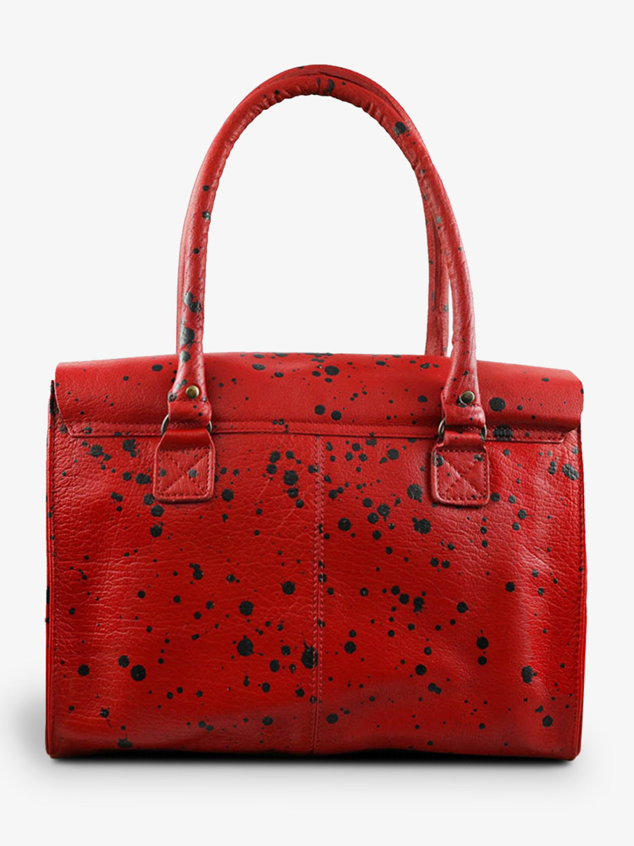 foto-vista-lateral-bolso-bandolera-cuero-mujer-rojo-lerive-gauche-artiste-m-rojo-carmín-paul-marius-w01m-a-r