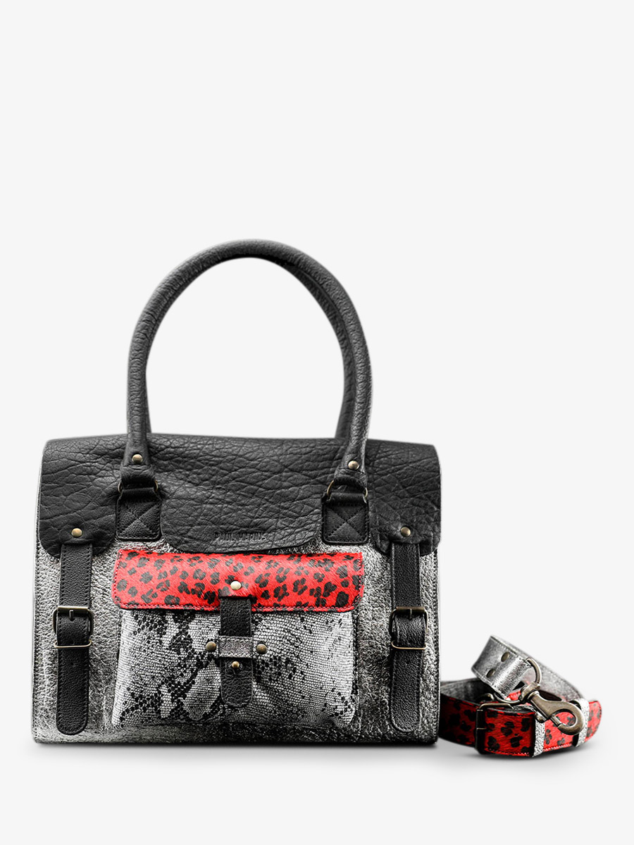 foto-vista-posterior-bolso-bandolera-cuero-mujer-plateado-negro-rojo-lerive-gauche-m-chimere-plateado-negro-rojo-paul-marius-w01m-s-b-r