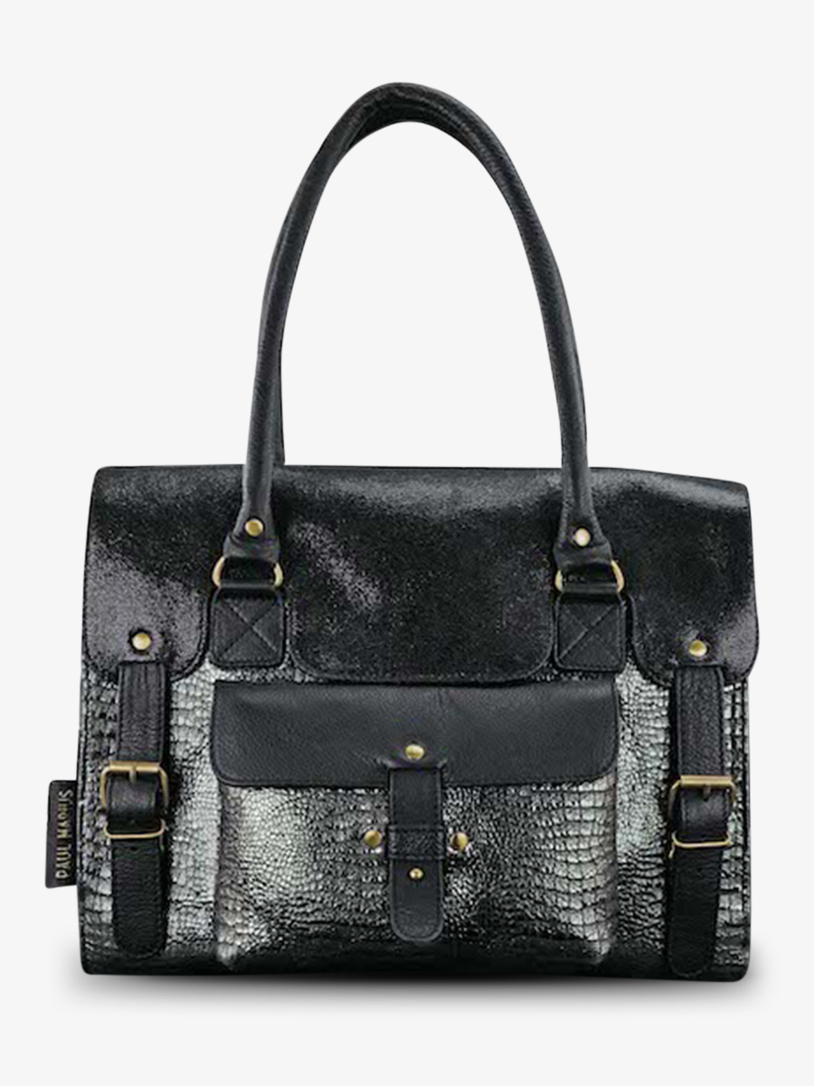 foto-vista-frontal-bolso-bandolera-cuero-mujer-lerive-gauche-m-onyx-paul-marius-w01m-onyx