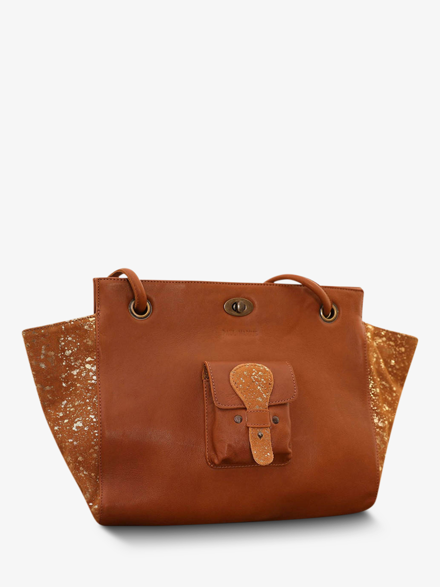 foto-vista-lateral-bolso-de-mano-de-cuero-paulmarius-marrón-dorado-madame-m-natural-dorado-paul-marius-m48-l-g