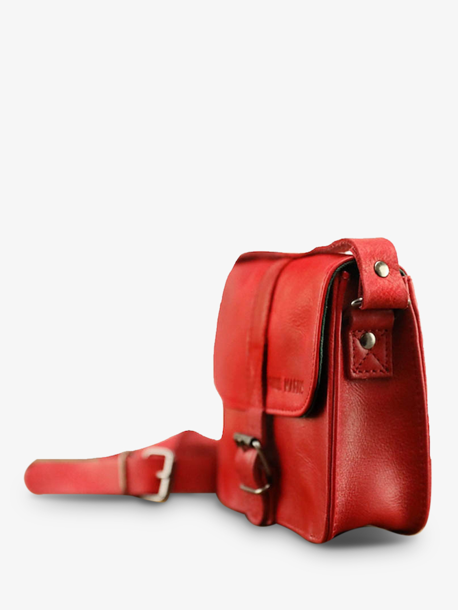 foto-vista-lateral-bolso-bandolera-pequeño-cuero-mujer-rojo-lessentiel-rouge-paul-marius-m21-r