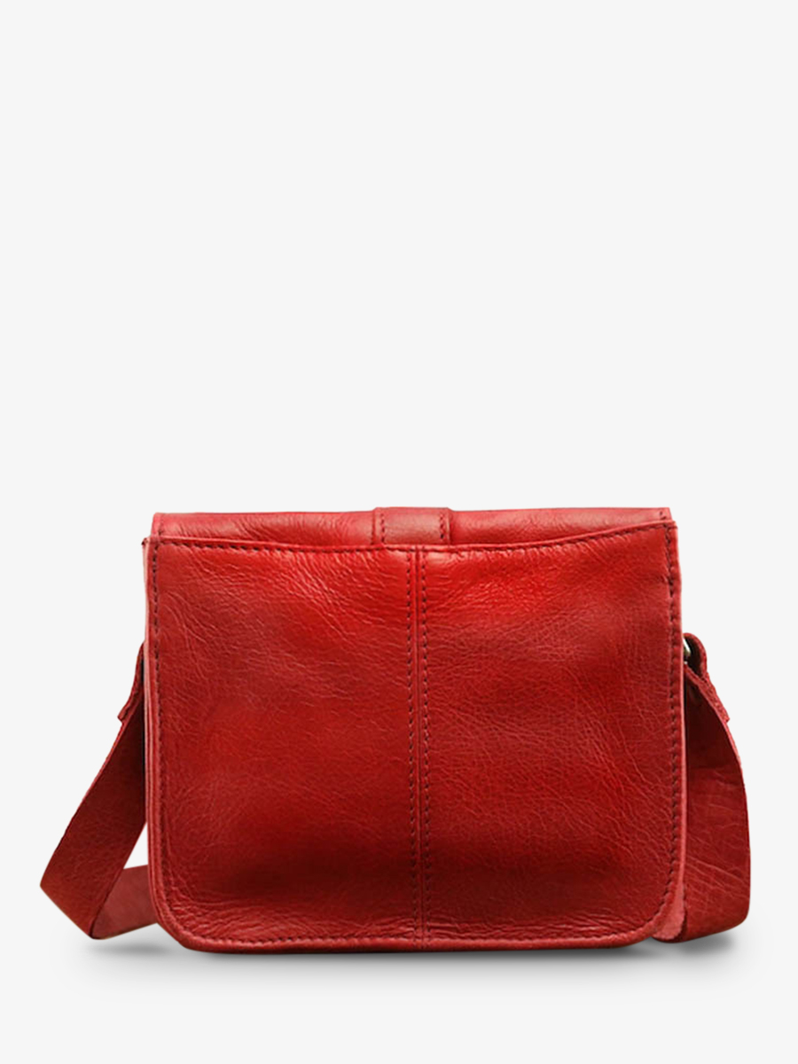 foto-vista-posterior-bolso-bandolera-pequeño-cuero-mujer-rojo-lo-esencial-rojo-paul-marius-m21-r
