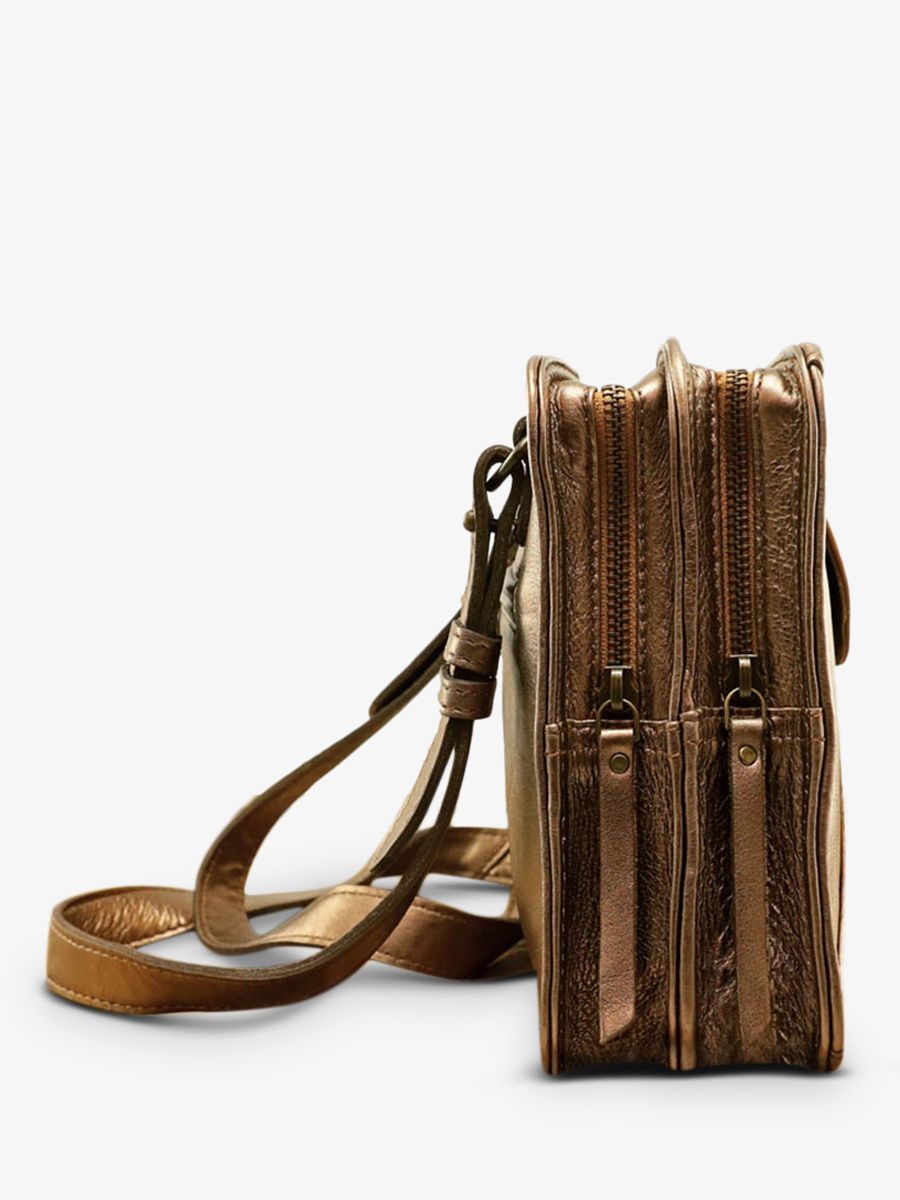 foto-vista-lateral-bolso-bandolera-cuero-mujer-cobre-legraphique-cobre-paul-marius-w17-c