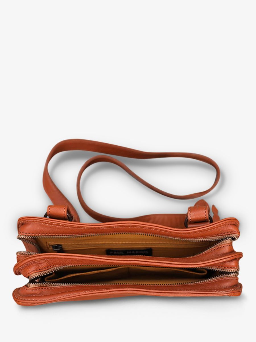 foto-interior-bolso-bandolera-cuero-mujer-marrón-legraphique-natural-paul-marius-w17-l