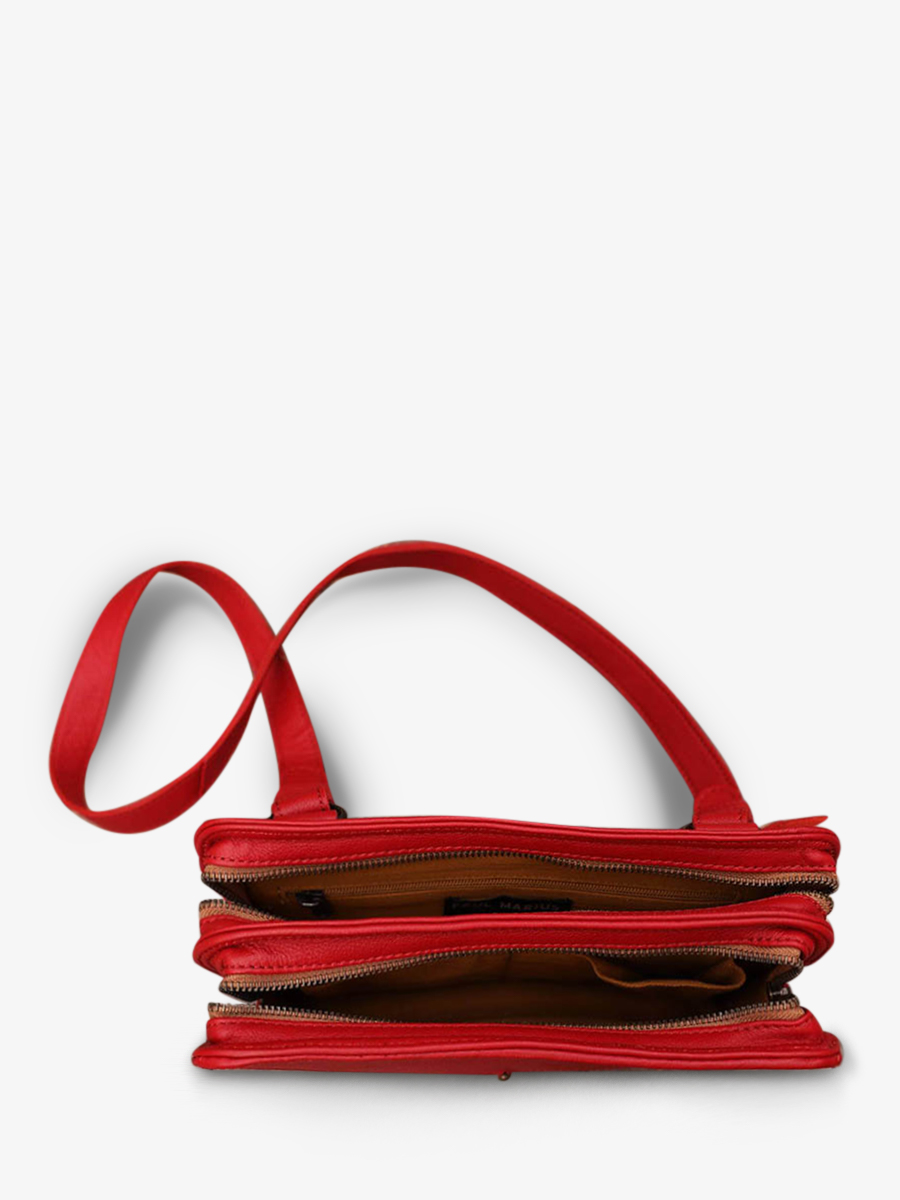 foto-interior-bolso-bandolera-cuero-mujer-rojo-legraphique-rojo-carmín-paul-marius-w17-r