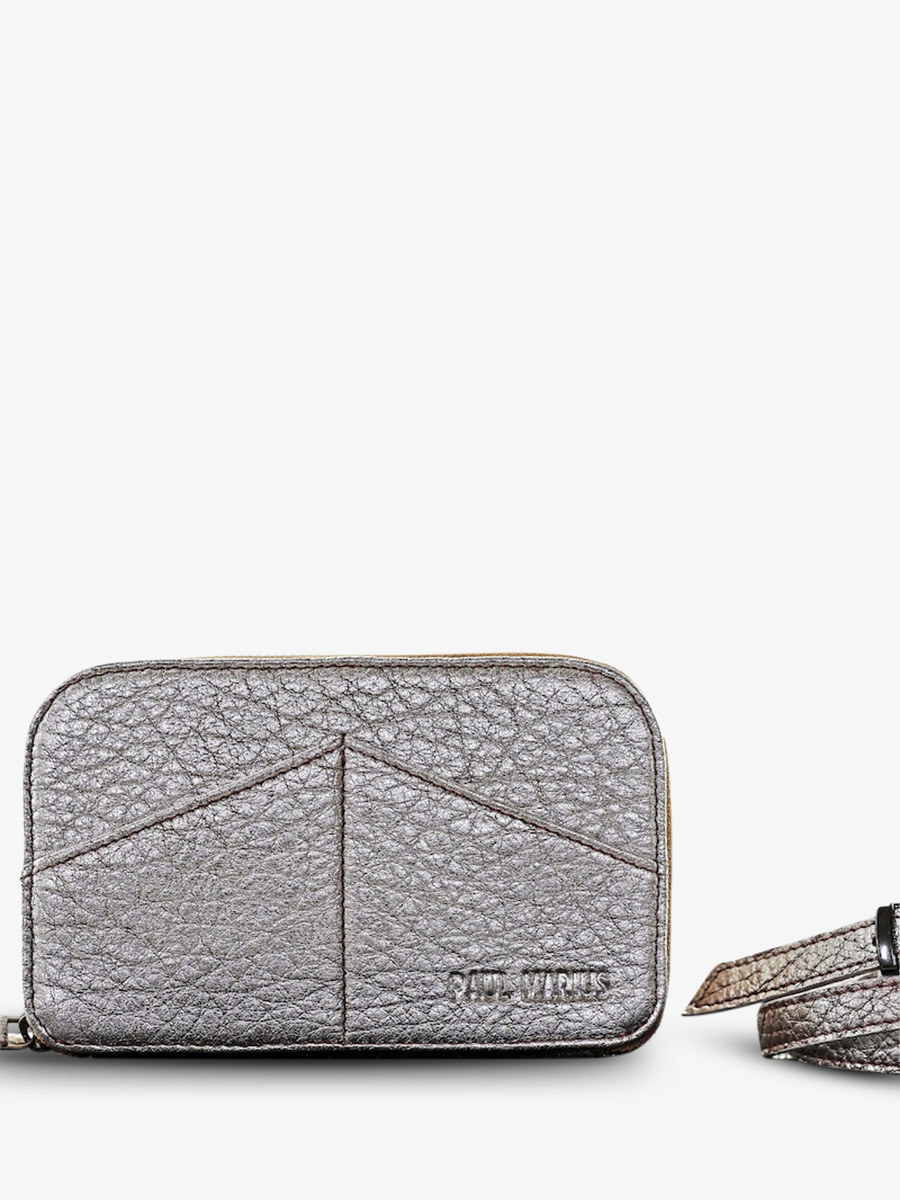 foto-vista-lateral-bolso-cinturón-cuero-mujer-plateado-paula-ámbar-plateado-paul-marius-m66-bs