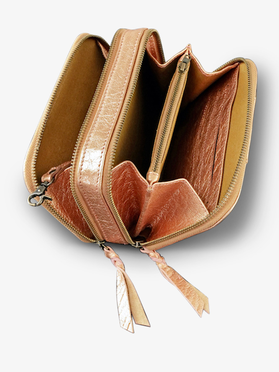 foto-interior-bolso-cinturón-cuero-mujer-rosa-dorado-paula-oro-rosa-paul-marius-m66-g-pi