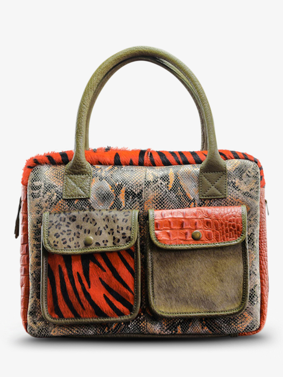 foto-vista-frontal-portadocumentos-cuero-mujer-naranja-verde-ledandy-chimere-naranja-caqui-paul-marius-w04-ch-o-k