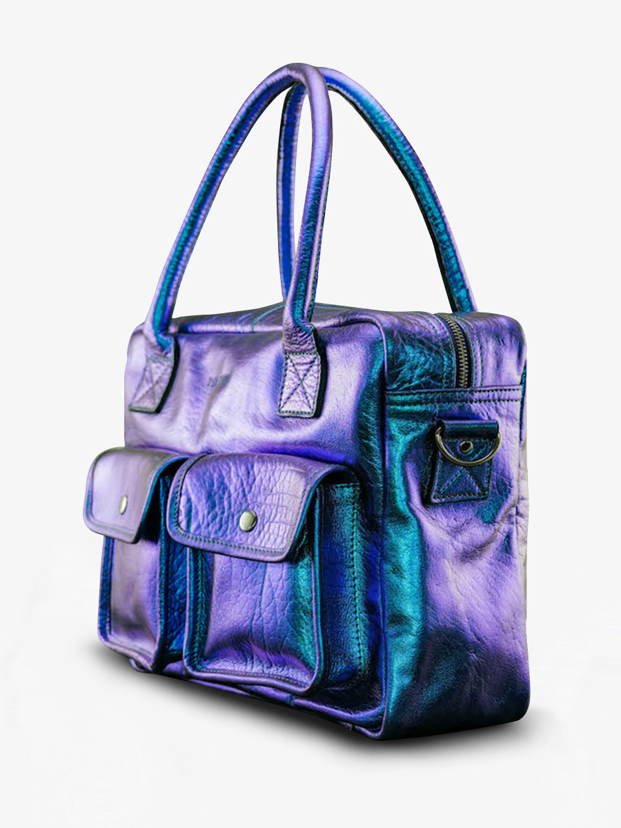 foto-vista-lateral-maletín-de-cuero-para-mujer-azul-ledandy-scarabee-paul-marius-w04-p-blu