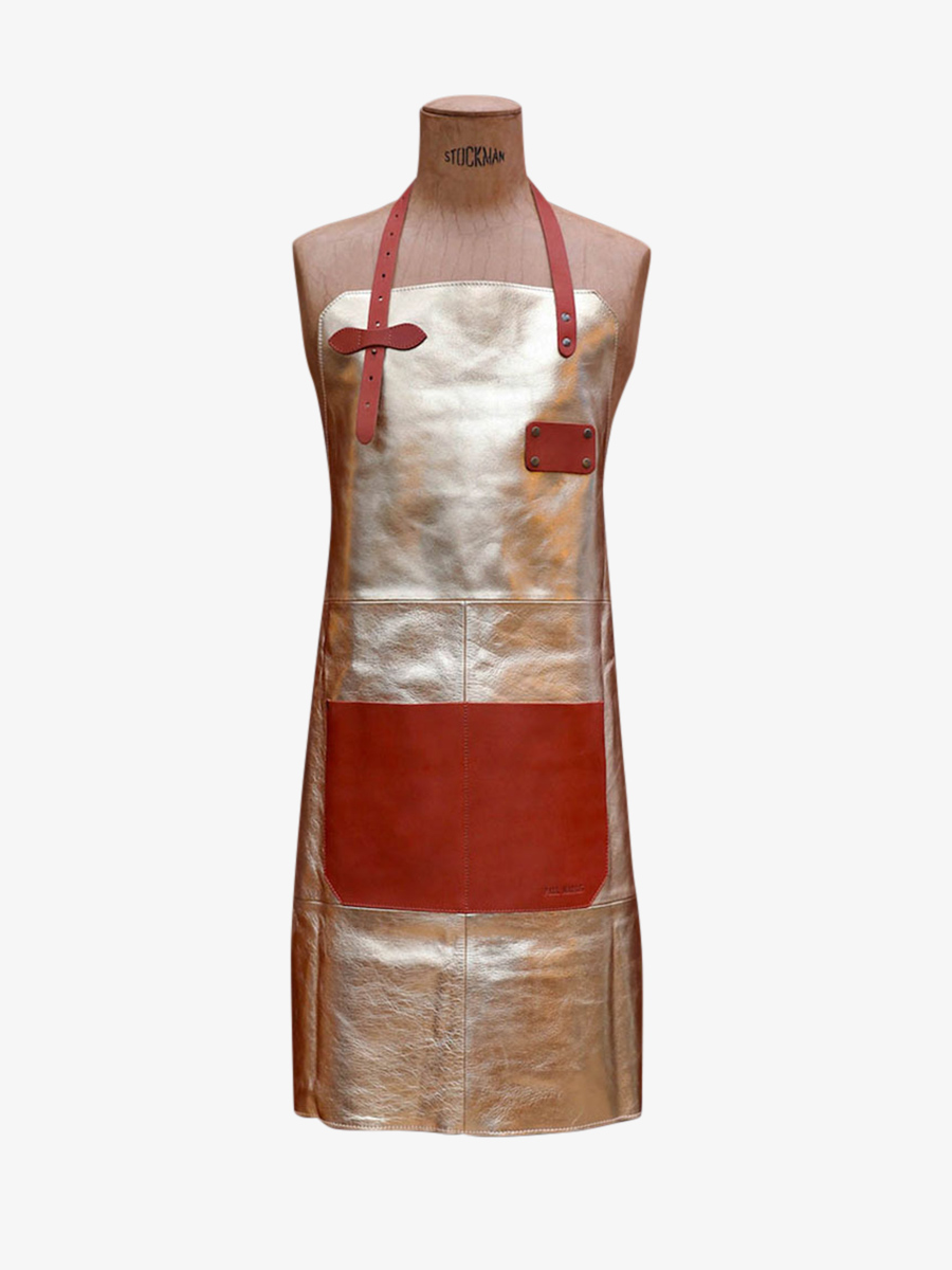 foto-del-delantal-de-cuero-para-jardinería-dorado-letablier-en-cuir-dore-paul-marius-apron-leather-g