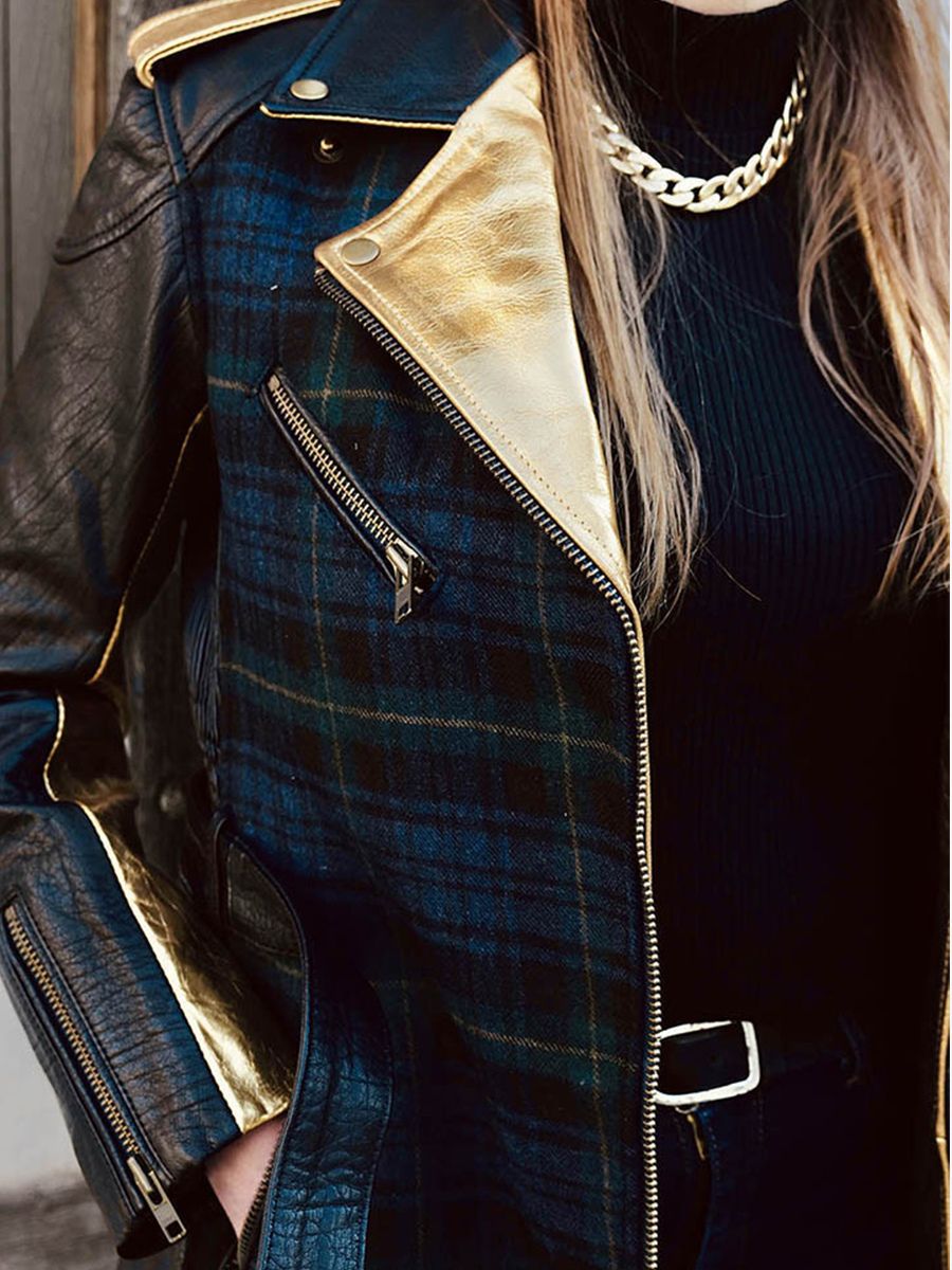 foto-vista-lateral-trench-cuero-mujer-verde-letrench-tartan-verde-paul-marius-wtc-sco-gr-s36