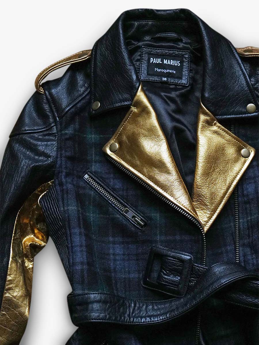 foto-interior-trench-cuero-mujer-verde-letrench-tartán-verde-paul-marius-wtc-sco-gr-s36