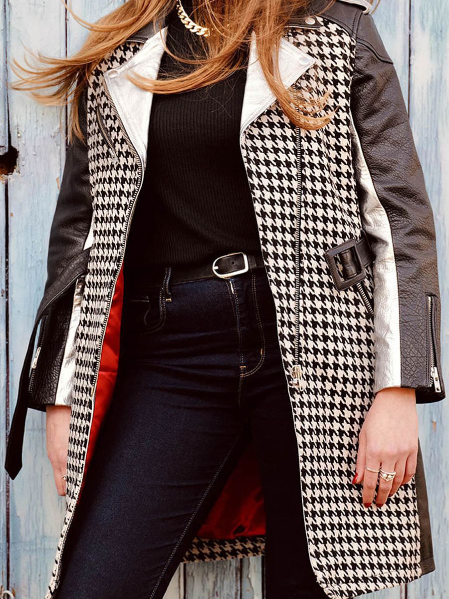 foto-vista-frontal-trench-cuero-mujer-negro-blanco-letrench-pieddepoule-paul-marius-wtc-hs-b-s36