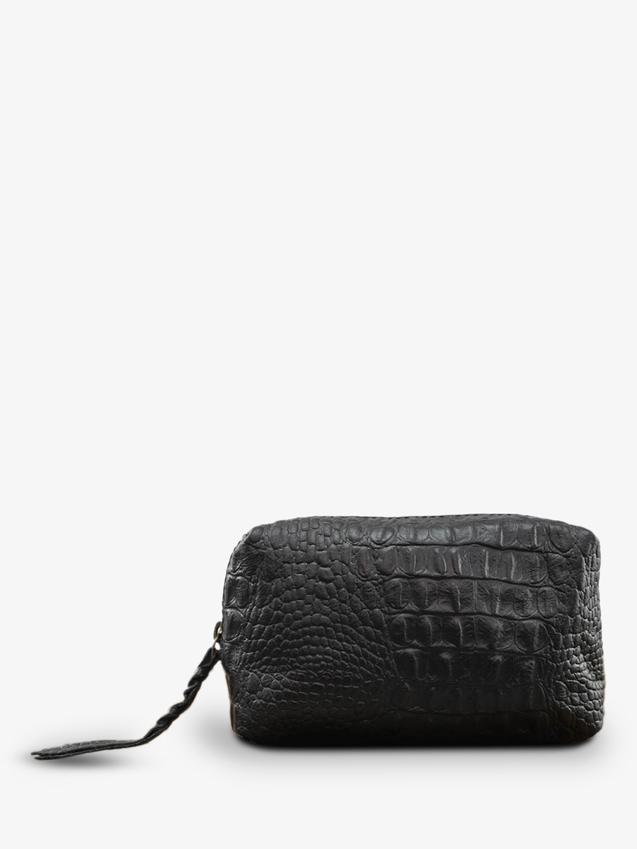 foto-vista-frontal-bolso-de-mano-de-cuero-para-mujer-negro-adele-pitón-negro-paul-marius-m500-p-b