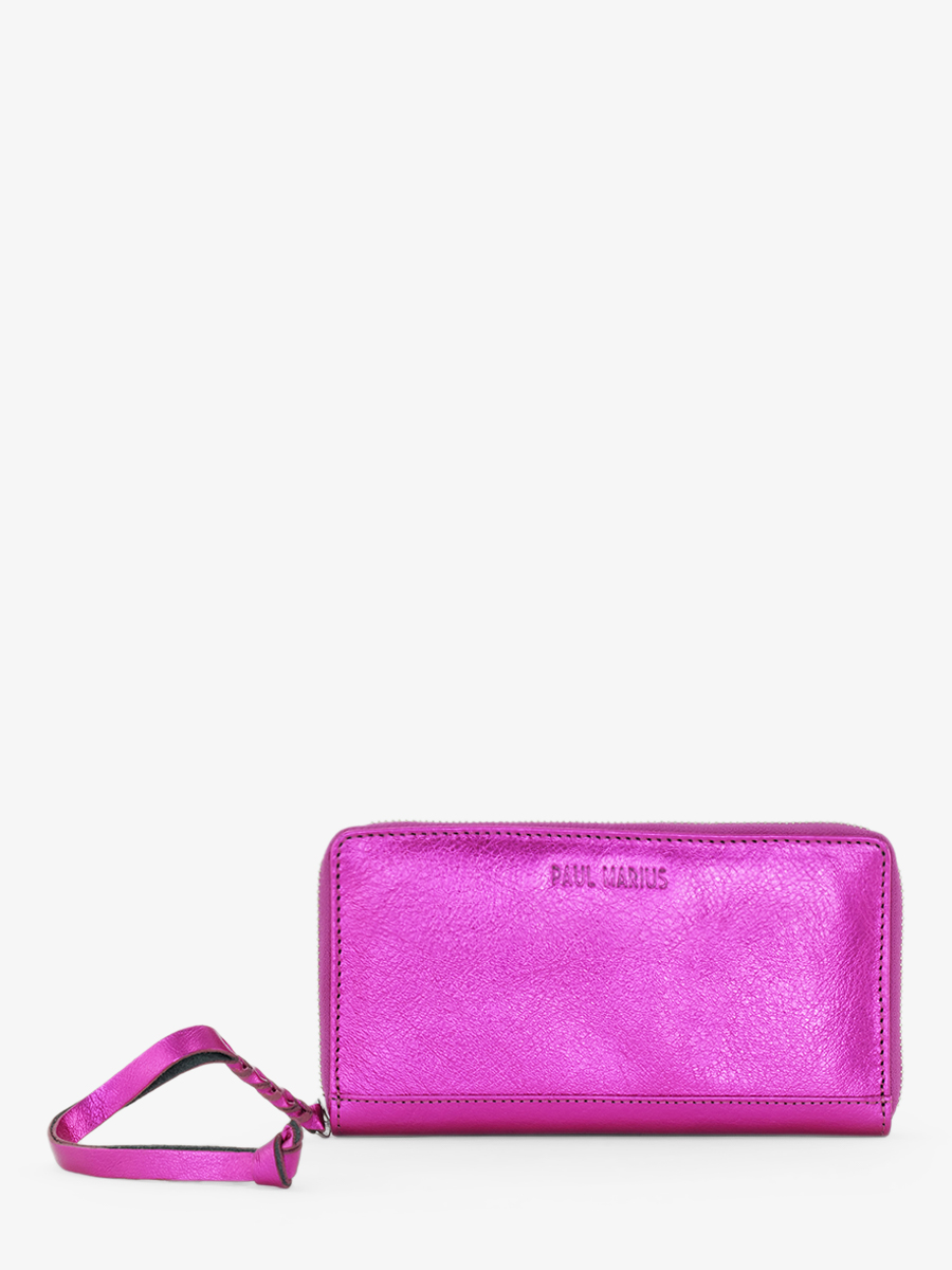 foto-vista-frontal-cartera-cuero-mujer-rosa-la-cartera-charlotte-ultraviolet-paul-marius-m63-uv-pi