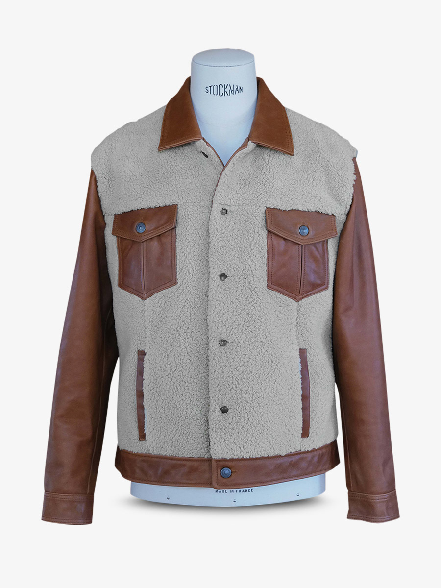 foto-vista-lateral-chaqueta-de-cuero-nubuck-para-hombre-marron-lenumero-1-natural-aceitado-paul-marius-blouson-sh-w-ol-s