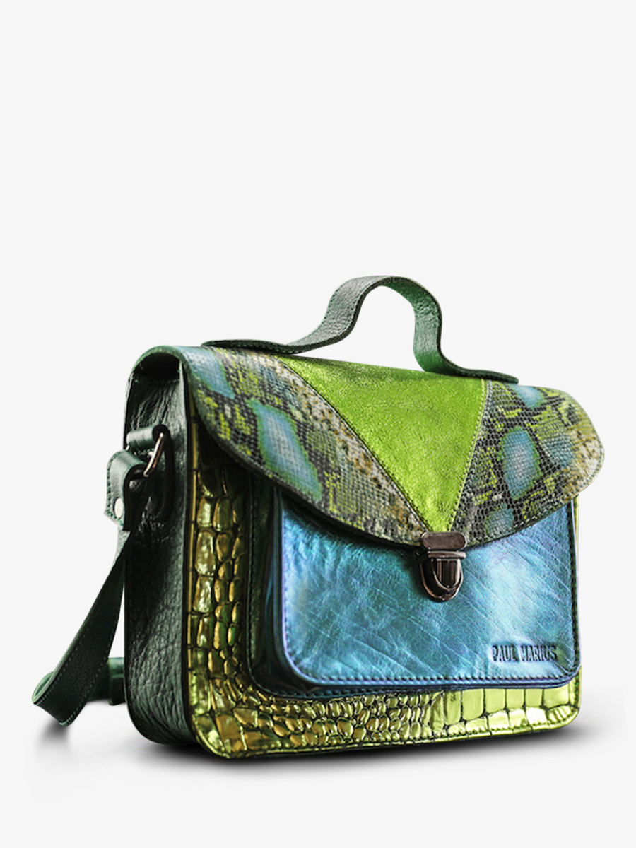 foto-vista-lateral-bolso-bandolera-cuero-mujer-multicolor-mademoiselle-george-chimere-dragon-paul-marius-w05-ch-gr