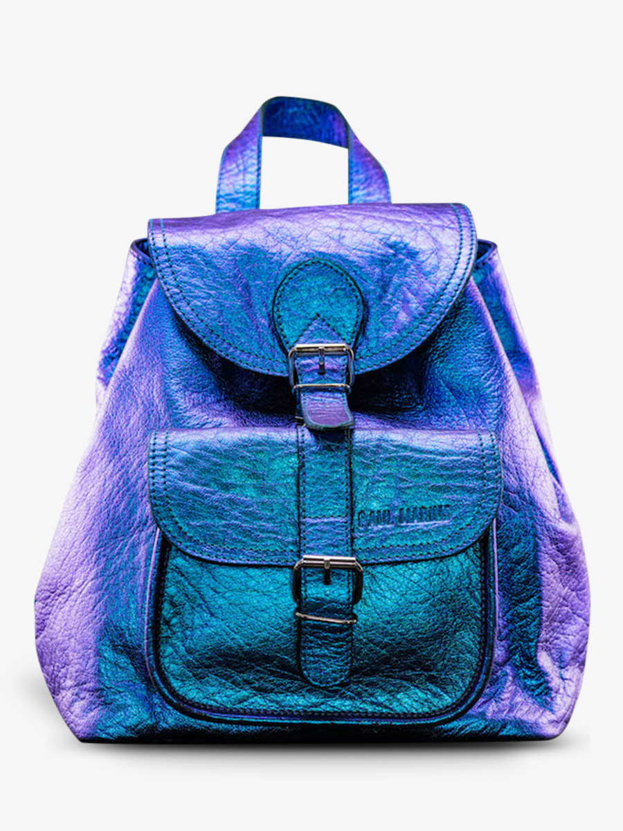 foto-vista-frontal-mochila-cuero-mujer-azul-lebaroudeur-scarabee-paul-marius-m40-p-blu