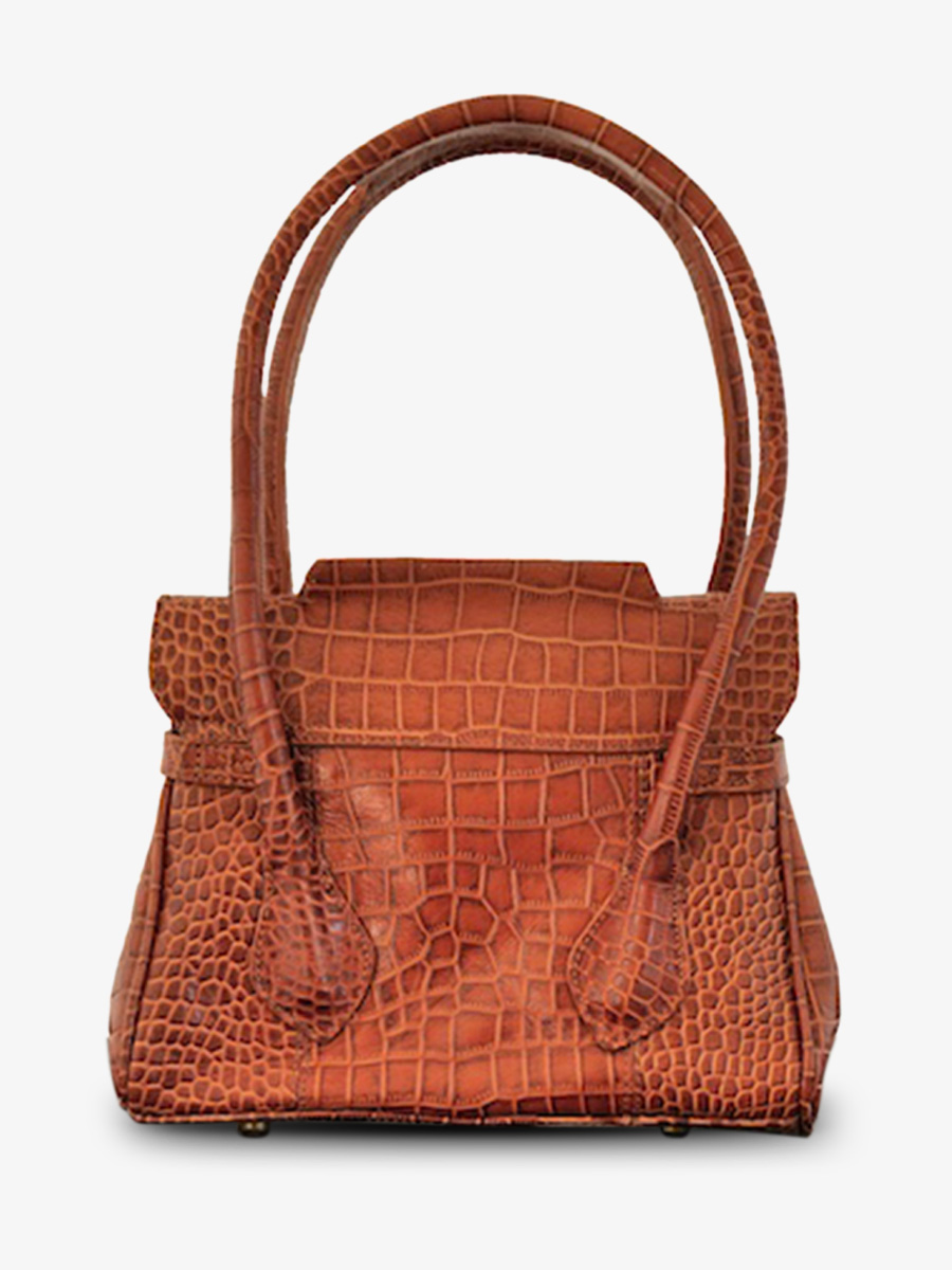 foto-vista-posterior-bolso-de-mano-de-cuero-para-mujer-marron-colette-s-alligator-cocktail-ambre-paul-marius-w28s-a-l