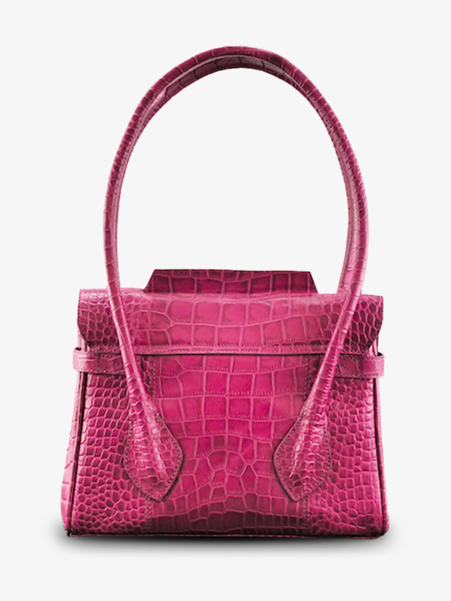 foto-vista-posterior-bolso-de-mano-de-cuero-para-mujer-rosa-colette-s-alligator-cocktail-turmalina-paul-marius-w28s-a-pi