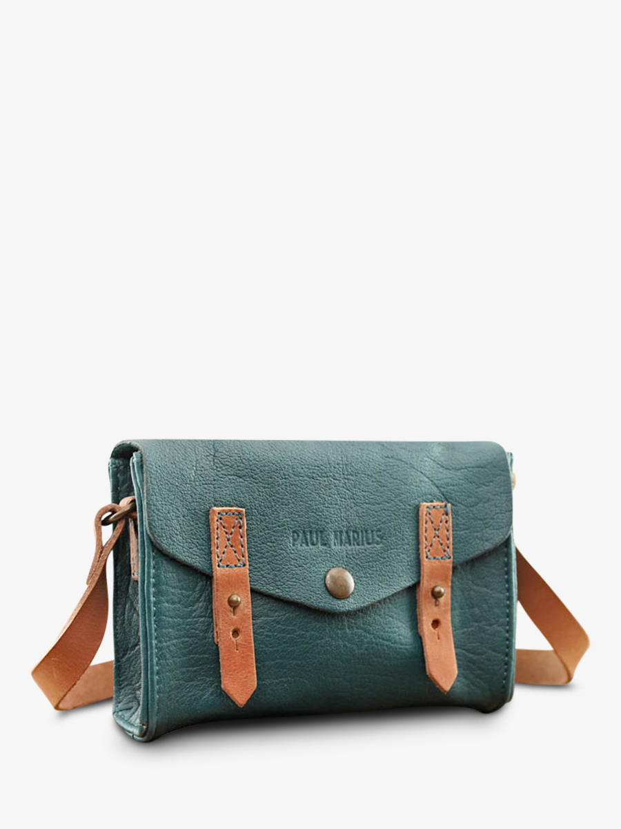 foto-vista-lateral-bolso-bandolera-cuero-mujer-azul-el-mini-indispensable-azul-piscina-paul-marius-w08s-blu