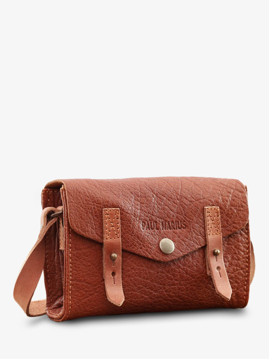 foto-vista-lateral-bolso-bandolera-cuero-mujer-marrón-el-mini-indispensable-natural-paul-marius-w08s-l