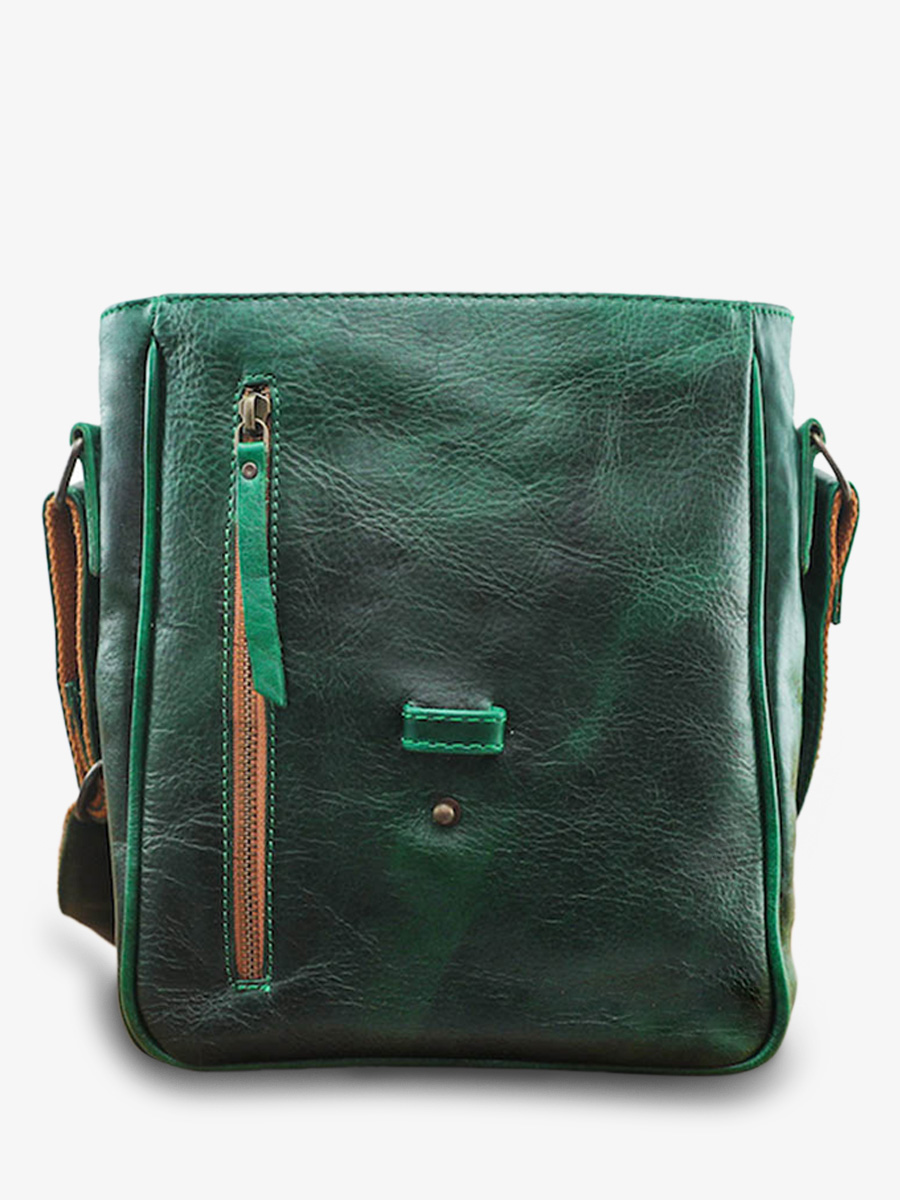 foto-vista-lateral-bolso-de-cuero-para-hombre-verde-laventurier-esmeralda-aceitada-paul-marius-m403-odg