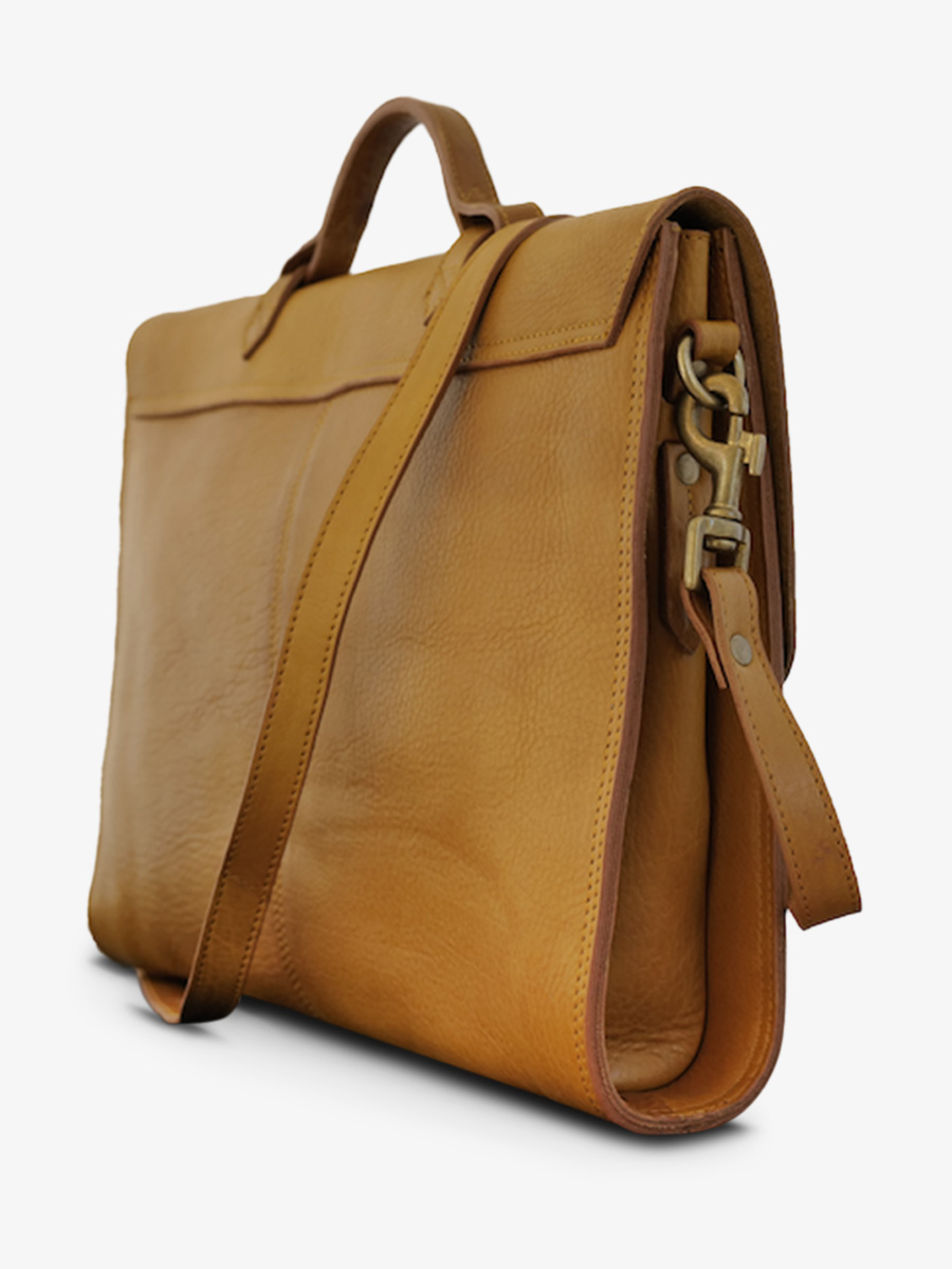 foto-vista-lateral-portadocumentos-cuero-marrón-lecolporteur-miel-huile-paul-marius-m13-ody