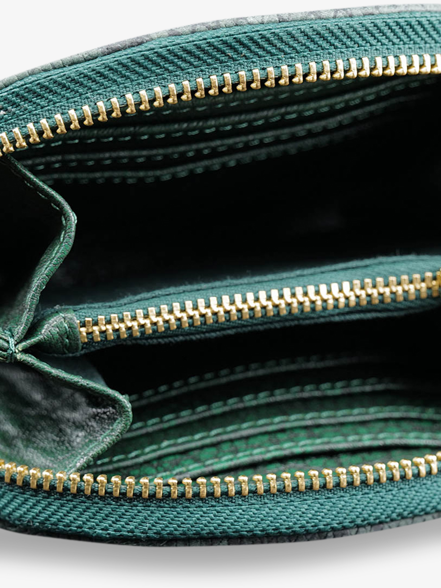 foto-interior-monedero-cuero-mujer-verde-leportefeuille-manon-pitón-verde-bosque-paul-marius-m32-p-gf-g