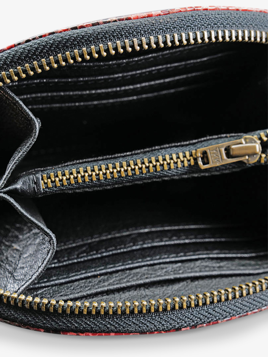 foto-interior-cartera-cuero-mujer-roja-leportefeuille-manon-pitón-rojo-granate-paul-marius-m32-p-rg-g-pi