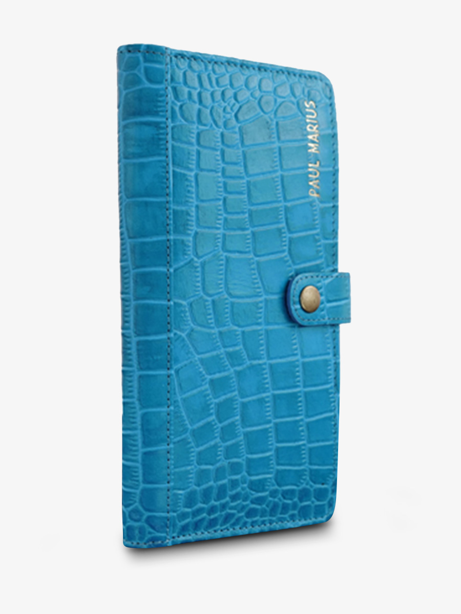 foto-vista-lateral-monedero-cuero-mujer-azul-leportefeuille-charlotte-n2-alligator-cocktail-topaze-paul-marius-m67-a-blu