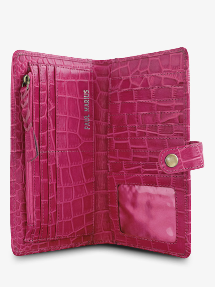 foto-vista-frontal-cartera-cuero-mujer-rosa-leportefeuille-charlotte-n2-alligator-cocktail-tourmaline-paul-marius-m67-a-pi