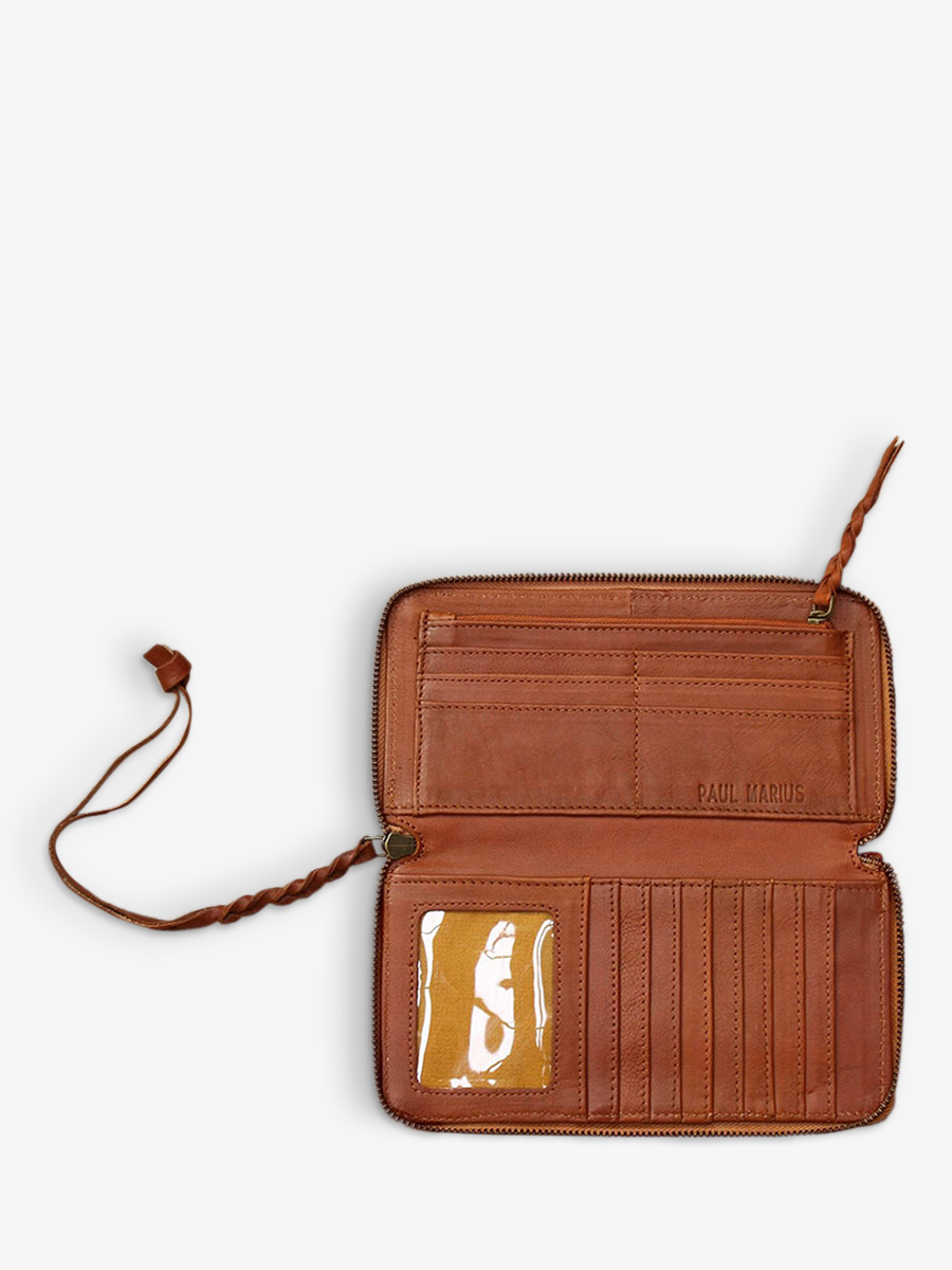 foto-interior-cartera-cuero-mujer-marrón-leportefeuille-charlotte-natural-paul-marius-m63-l