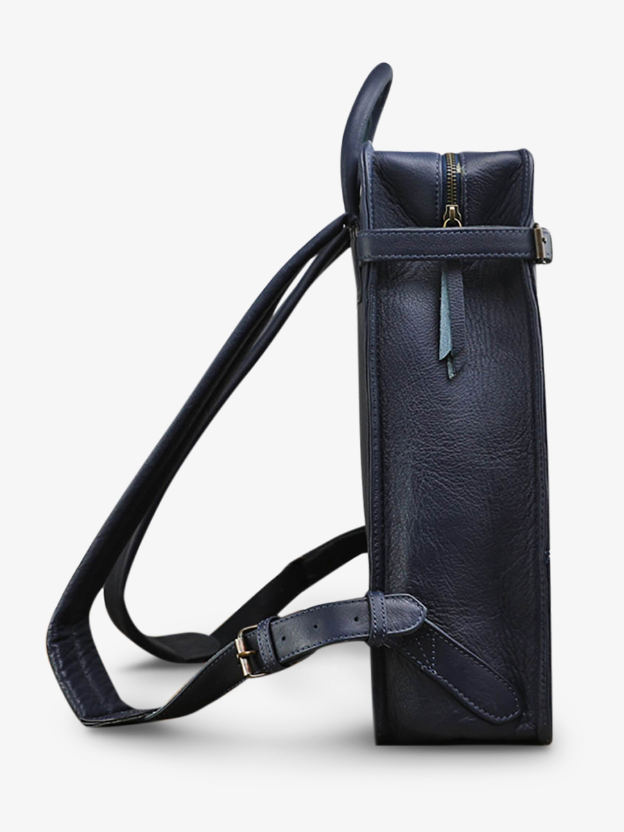 foto-vista-lateral-mochila-de-cuero-azul-lecitadin-bleu-encre-paul-marius-b04-db