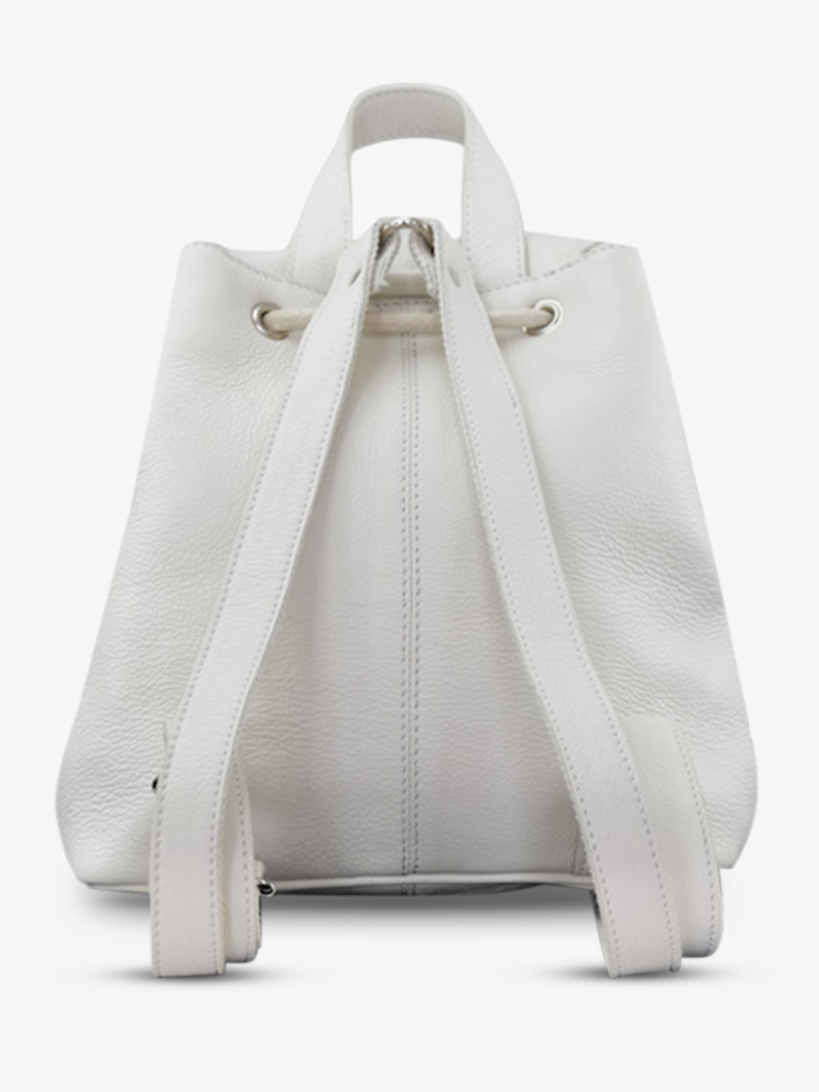 foto-vista-posterior-mochila-cuero-mujer-azul-blanco-lebaroudeur-côte-ouest-mariniere-paul-marius-m40-cnv-blu-w