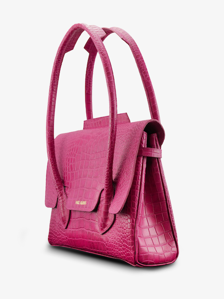 foto-vista-posterior-bolso-de-mano-de-cuero-para-mujer-rosa-colette-m-alligator-cocktail-turmalina-paul-marius-w28m-a-pi